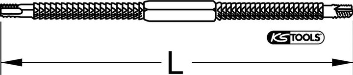 Produktbild KS Tools Gewindefeile Zoll