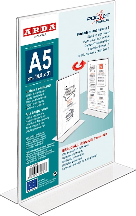 Produktbild Arda Broschürenständer T-Base (A5)