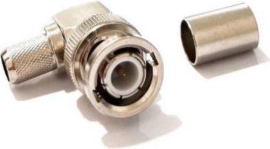 Produktbild RS PRO Stecker Koaxialsteckverbinder BNC-Steckverbinder, Kabelmontage Crimp-Anschluss, für RG59-Kabe (Stecker und Verbinder)