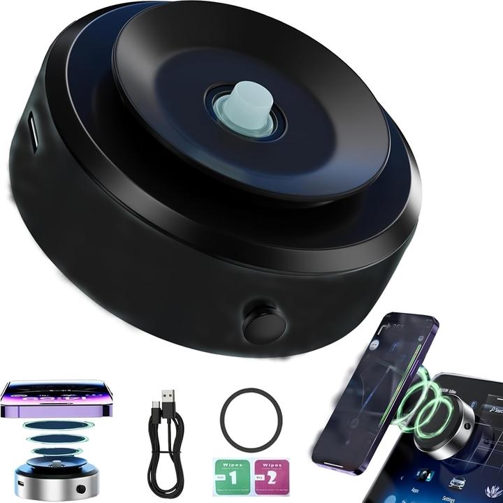 PhoneLook Magnetischer 360° Drehbarer Handyhalter für Auto Spiegel Glatte Oberflächen kompatibel mit MagSafe