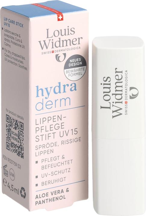 Immagine prodotto Widmer Louis Hydraderm Lippenpflegestift UV15 parfumiert 4.5 ml (Balsamo per le labbra, 4.50 ml)