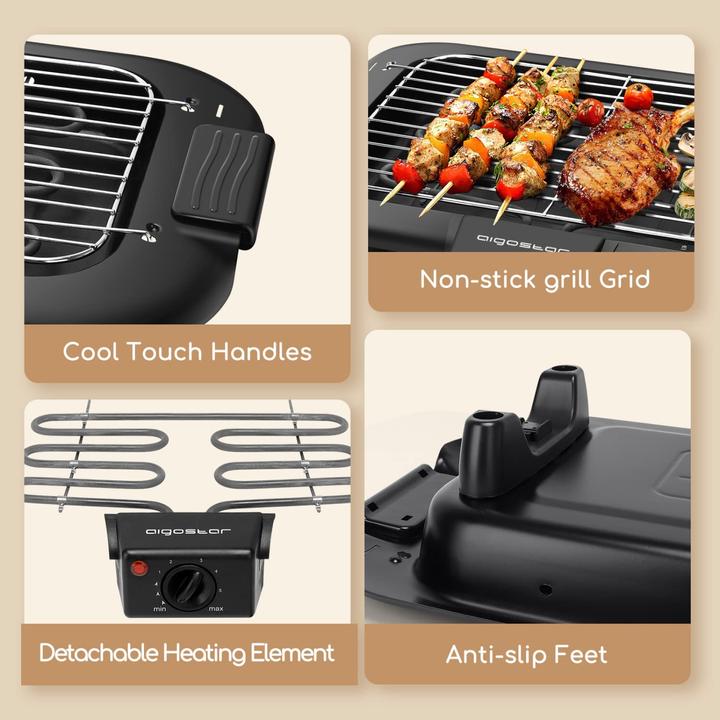 Actual product image Aigostar Electric table grill
