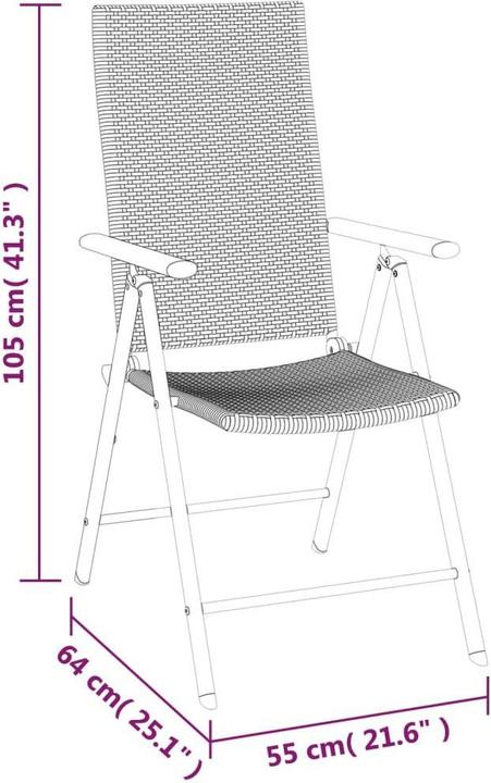 Produktbild vidaXL Garten Essgruppe