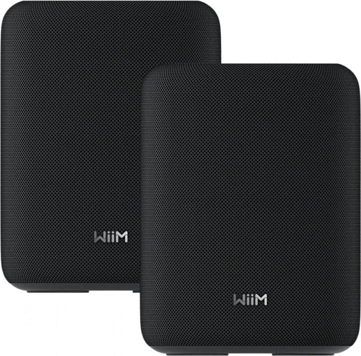Produktbild WiiM Sound LITE Twin Pack LPWISNDLTPB Schwarz (Bluetooth, Chromecast, WLAN)