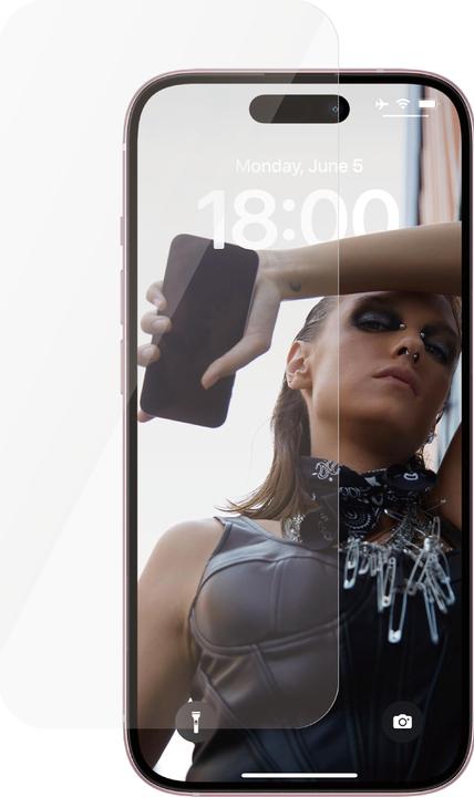 PanzerGlass SAFE. Protecteur d'écran iPhone 2023 6.1 Ultra-Wide Fit (1 pièce(s), Apple iPhone 15)