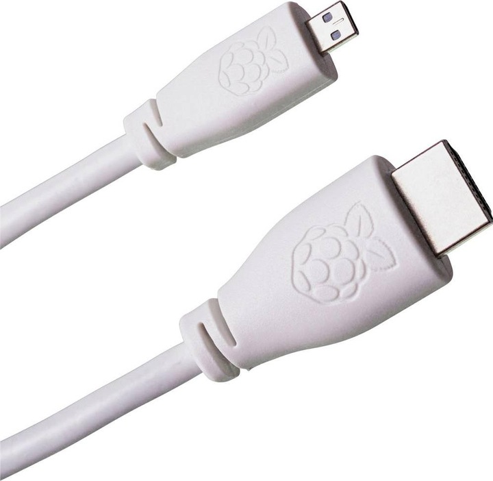 Actual product image Raspberry Pi Official cable Micro-HDMI to HDMI Black, 2m