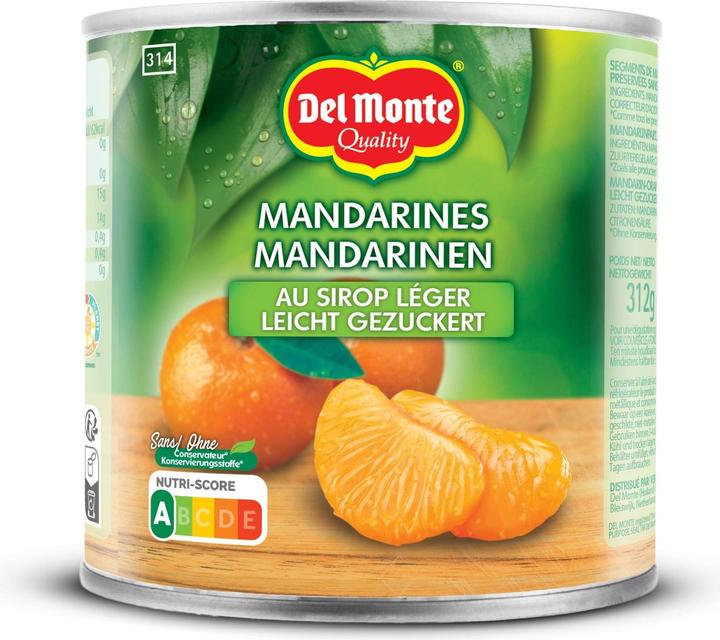 Del Monte Mandarinen leicht gezuckert 175 g (312 g)