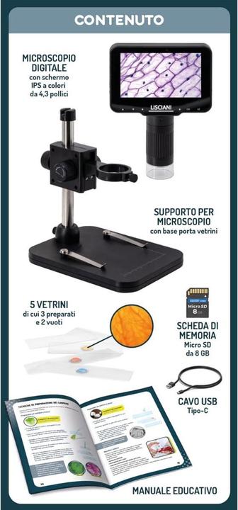 Actual product image Lisciani Hi Tech Educativo Microscopio Hi Tech