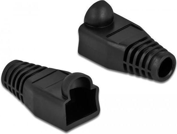 Produktbild Delock Knickschutztülle für RJ45 Stecker schwarz 20 Stück