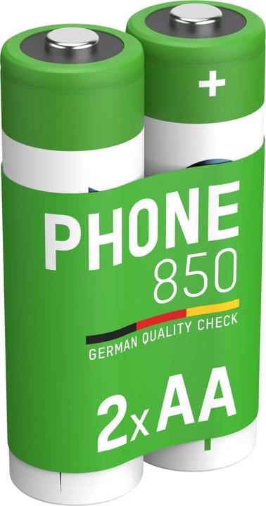 Produktbild Ansmann Dect NiMH Akku Mignon AA Typ 850 (min. 800 mAh) maxE (2 Stk., AA, 800 mAh)