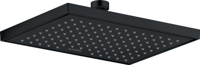 Produktbild hansgrohe HG Kopfbrause AXOR 245 / 185, 1 jet mattschwarz (1 Strahlart, 10.10 l/min)