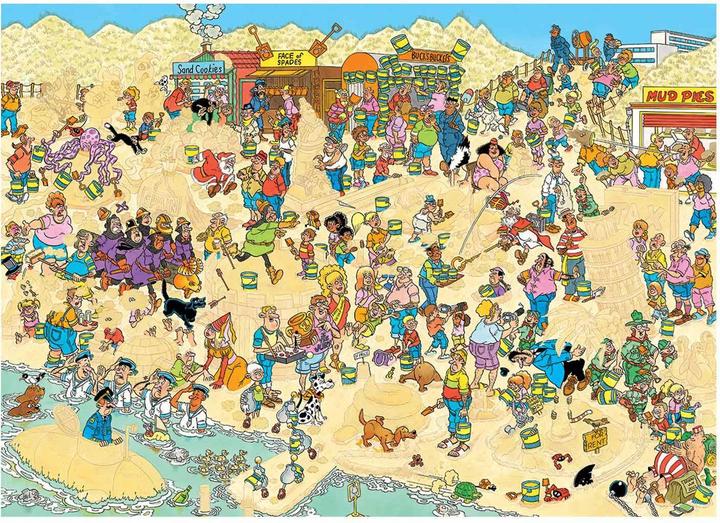 Produktbild Jan van Haasteren Puzzle - Sandskulpturen, 1000 Teile (1000 Teile)