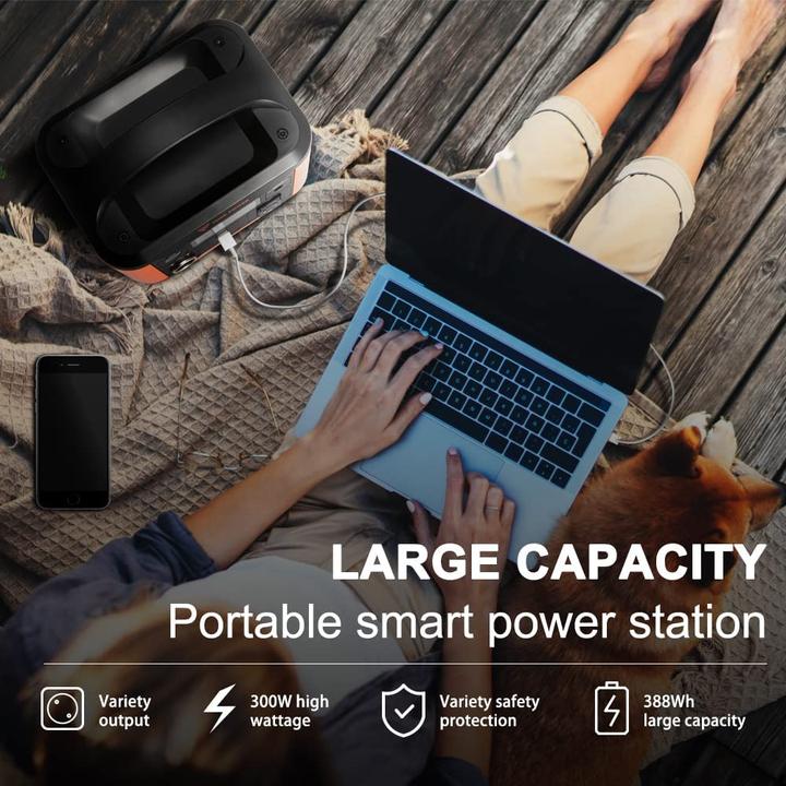 Actual product image Yose Power Portable Power Station 388Wh/300W (388 Wh, 3.50 kg)