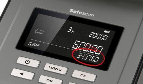 Actual product image Safescan Geldwaage 6165 (G3) (Bank note counter, Coin counter)