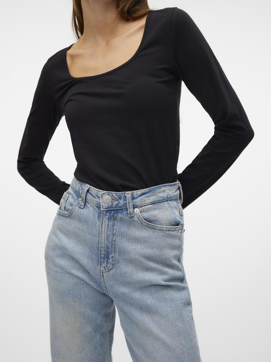 Produktbild Vero Moda Vmlulu Ls U-Neck Top Jrs Ga Noos (XL)