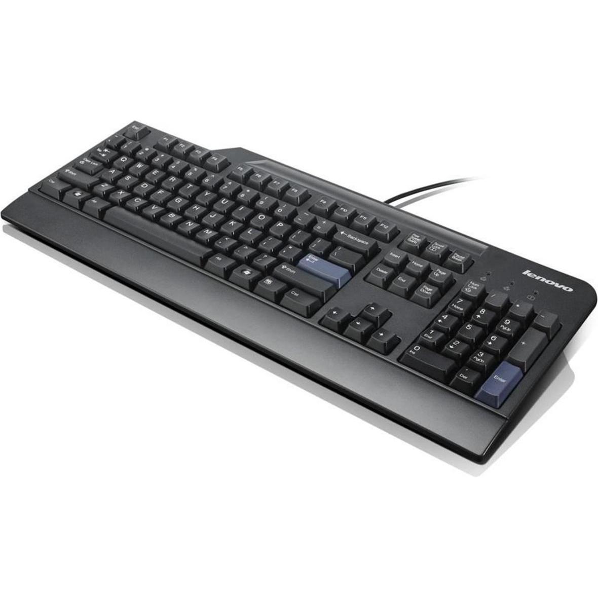 Lenovo Keyboard (US ENGLISH) (US), Tastatur, Schwarz