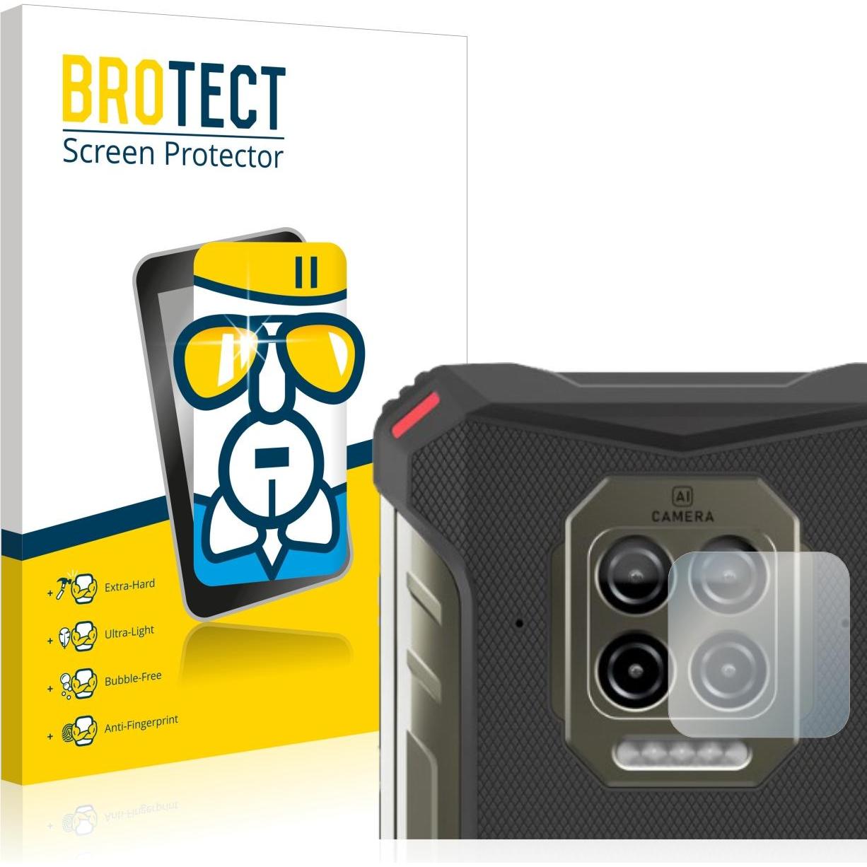 BROTECT AirGlass Panzerglasfolie (1 Stück, Doogee S86), Smartphone Schutzfolie, Transparent