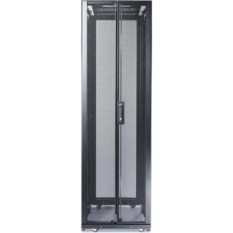 APC Netshelter SX 42U Wide x Deep Enclosure Without Side Panels and Key(s) (42 HE, 19 Zoll Rack), Serverschrank, Schwarz