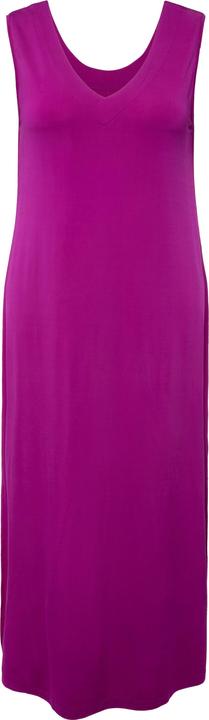 Produktbild Ulla Popken Slinky-Midikleid, A-Linie, V-Ausschnitt, ärmellos (60)