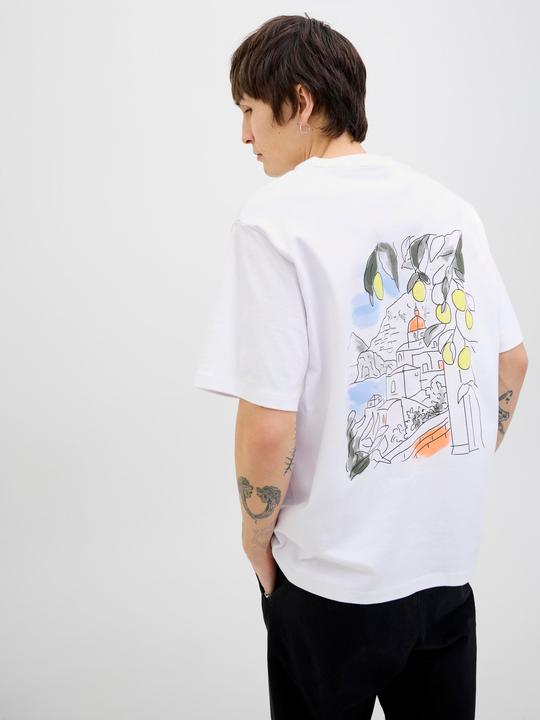 Image du produit Jack & Jones Gedruckt Rundhalsausschnitt T-shirt T-shirt (S)