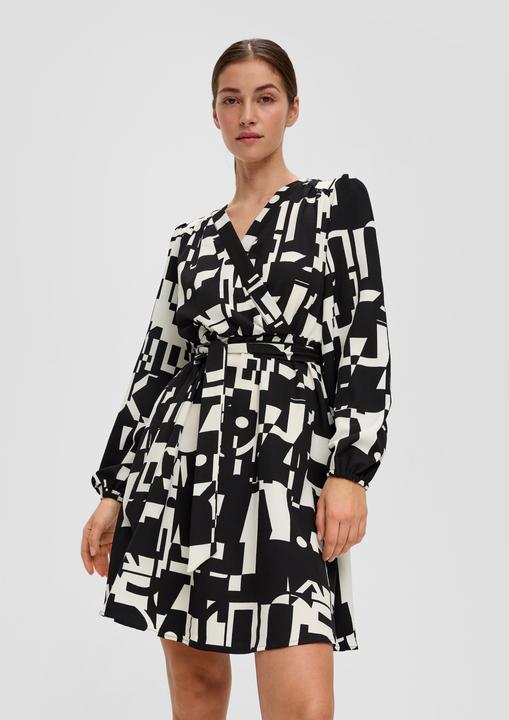 Actual product image s.Oliver Kleid Kleid mit Bindeband (36)