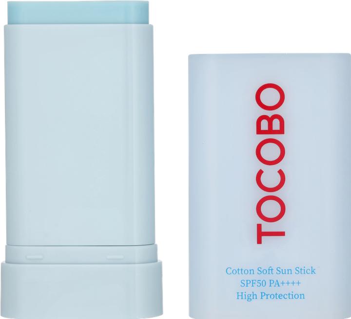 Actual product image Tocobo Cotton Soft Sun Stick (Sun cream face, SPF 50+, 19 g)