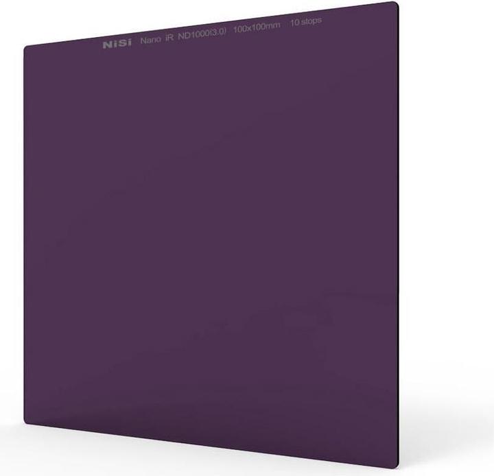 Actual product image Nisi Nano IR ND1000 (3.0) 100x100mm 10 Stop (100 mm, Neutral density filter, 100 mm)