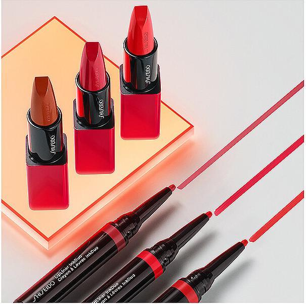 Actual product image Shiseido Technosatin Gel Lipstick No 403 (403 AUGMENTED NUDE)