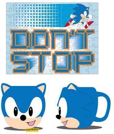Produktbild Fizz Creations Sonic the Hedgehog Set Tasse und Puzzle (1 x)