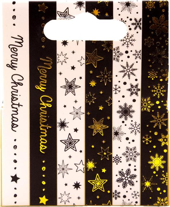 Immagine prodotto art by marlene Washi tape Black/white Gold Essentials