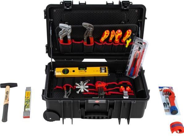 Produktbild Knipex Werkzeugkoffer "Robust26Move", Sanitär (17 Teile)