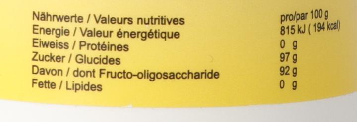 Nutritional values and ingredients Actifibre Plv 150 g (1 Piece, Powder, 190 g)