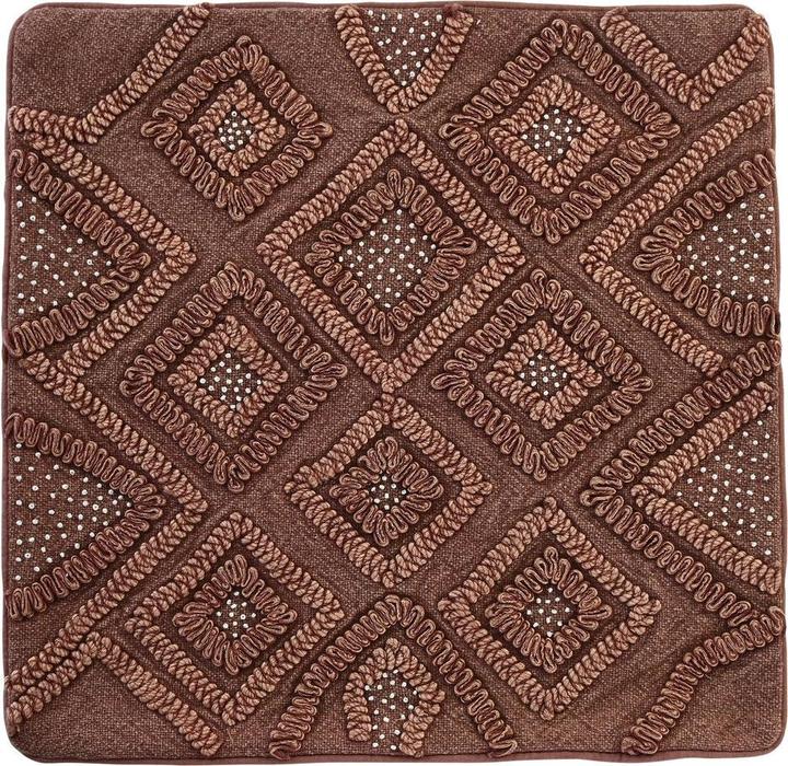 Kissenbezug Braun Rhombusse 50 x 1 x 50 cm