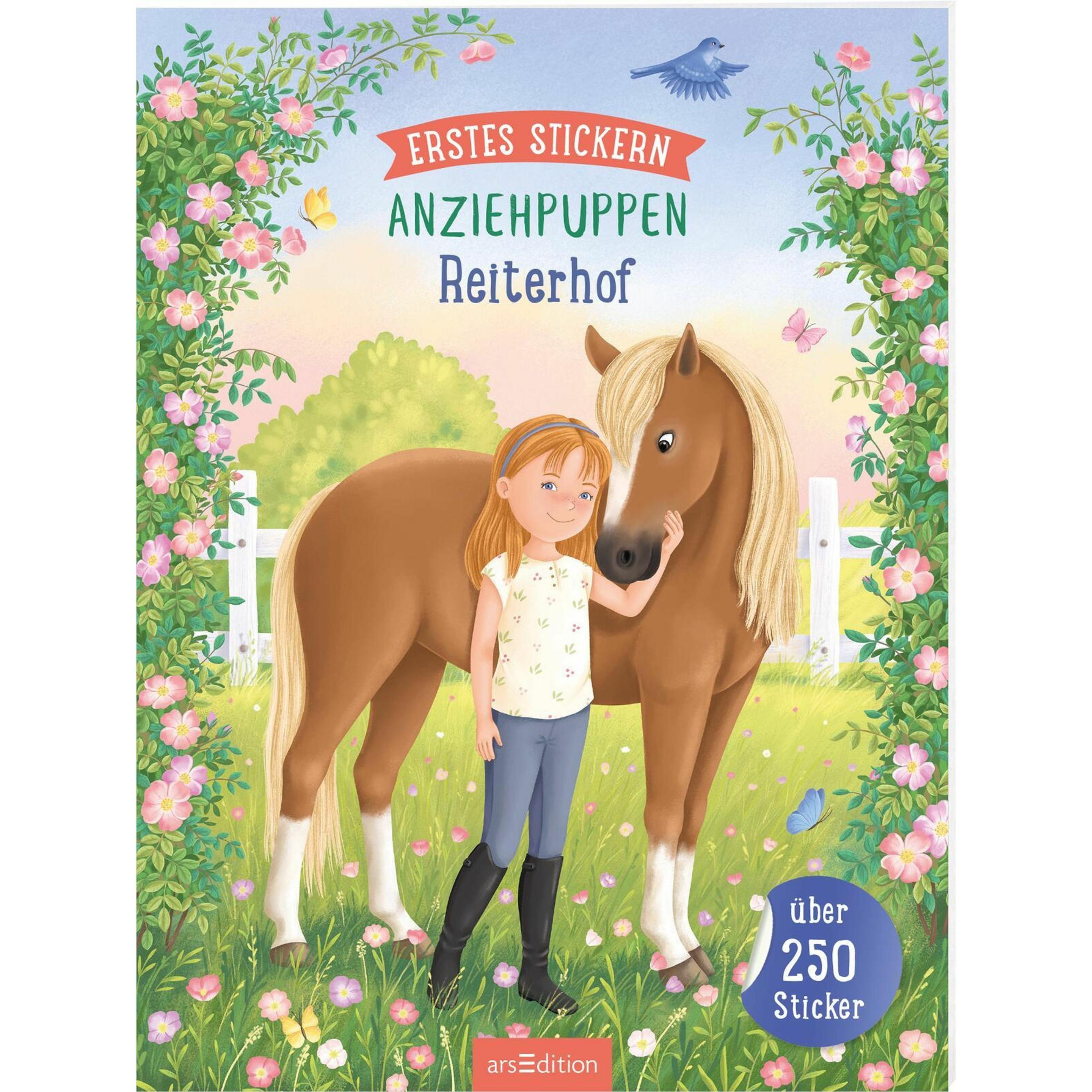 Thumbnail - Ars Edition, Sticker, Erstes Stickern Anziehpuppen – Reiterhof