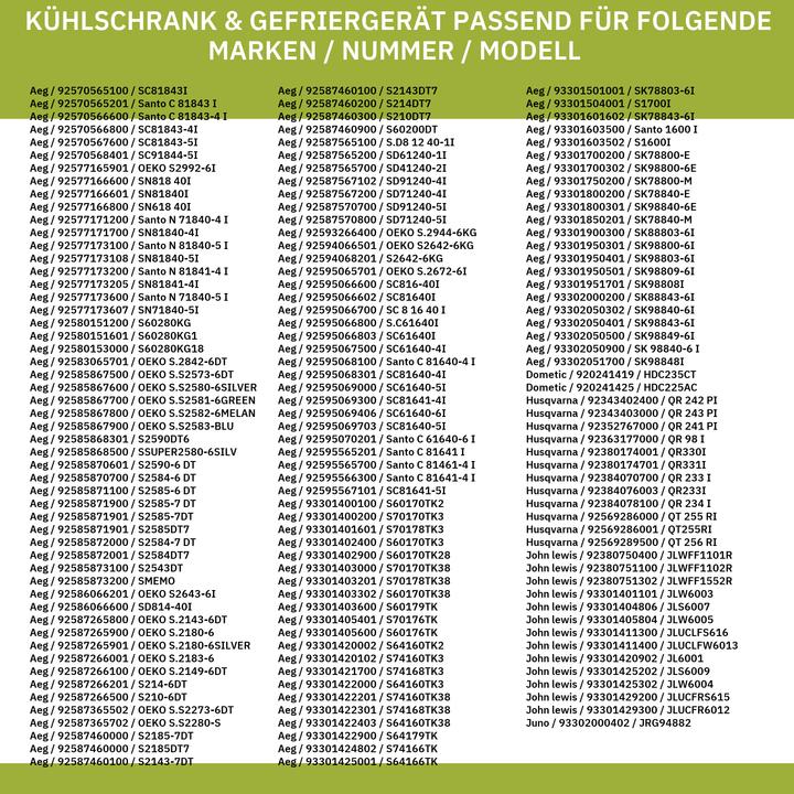 Image du produit AEG Compartiment de rangement 209250305/7 Support pour bouteilles 440x80x107mm pour porte de