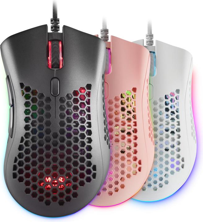 Produktbild Mars Gaming Souris Filaire Gamer Mmex RGB (Noir) (Kabelgebunden)