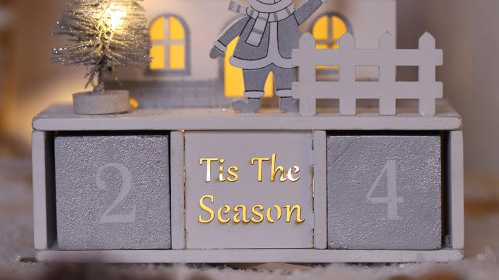 Image du produit Tracon Calendrier de Noël LED en cubes