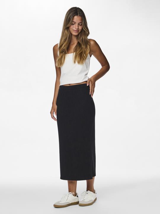 Immagine prodotto Pieces Gonna midi in maglia a coste (S)