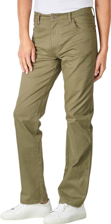 Actual product image Wrangler Texas Slim Pant Straight Fit Militare Green (W31/L32)