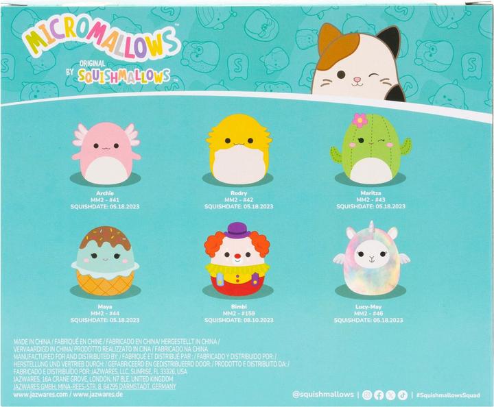 Image du produit Squishmallows Micromallows assortis (6 cm)