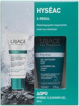 Produktbild Uriage Promo Hyseac 3-Regul Anti-Blemish Global Care 40ml mit Cleansing Gel 50ml (Gesichtspflege set)