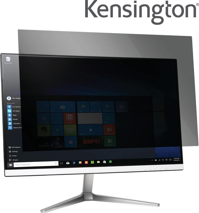 Image du produit Kensington filtre de confidentialité - 2 fois, amovible pour 24". (24", 16 : 10)