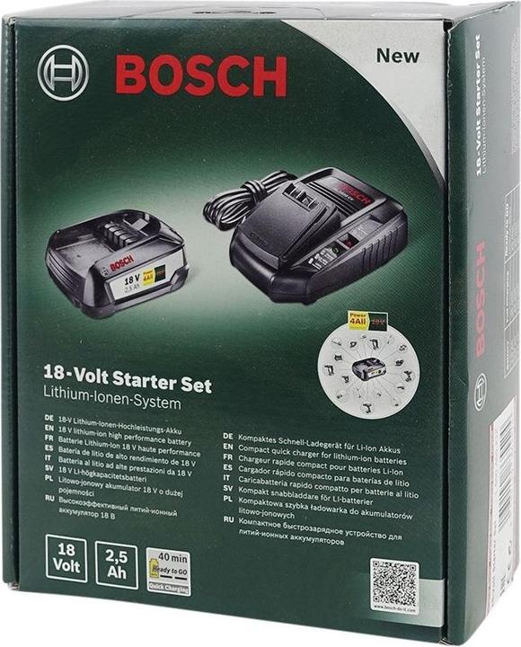 Actual product image Bosch Home & Garden Starter set PBA 18V (1x2.5Ah) + AL 18V-44 (18 V)