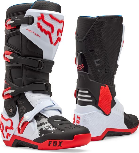 Weiss, white/fluorescent red