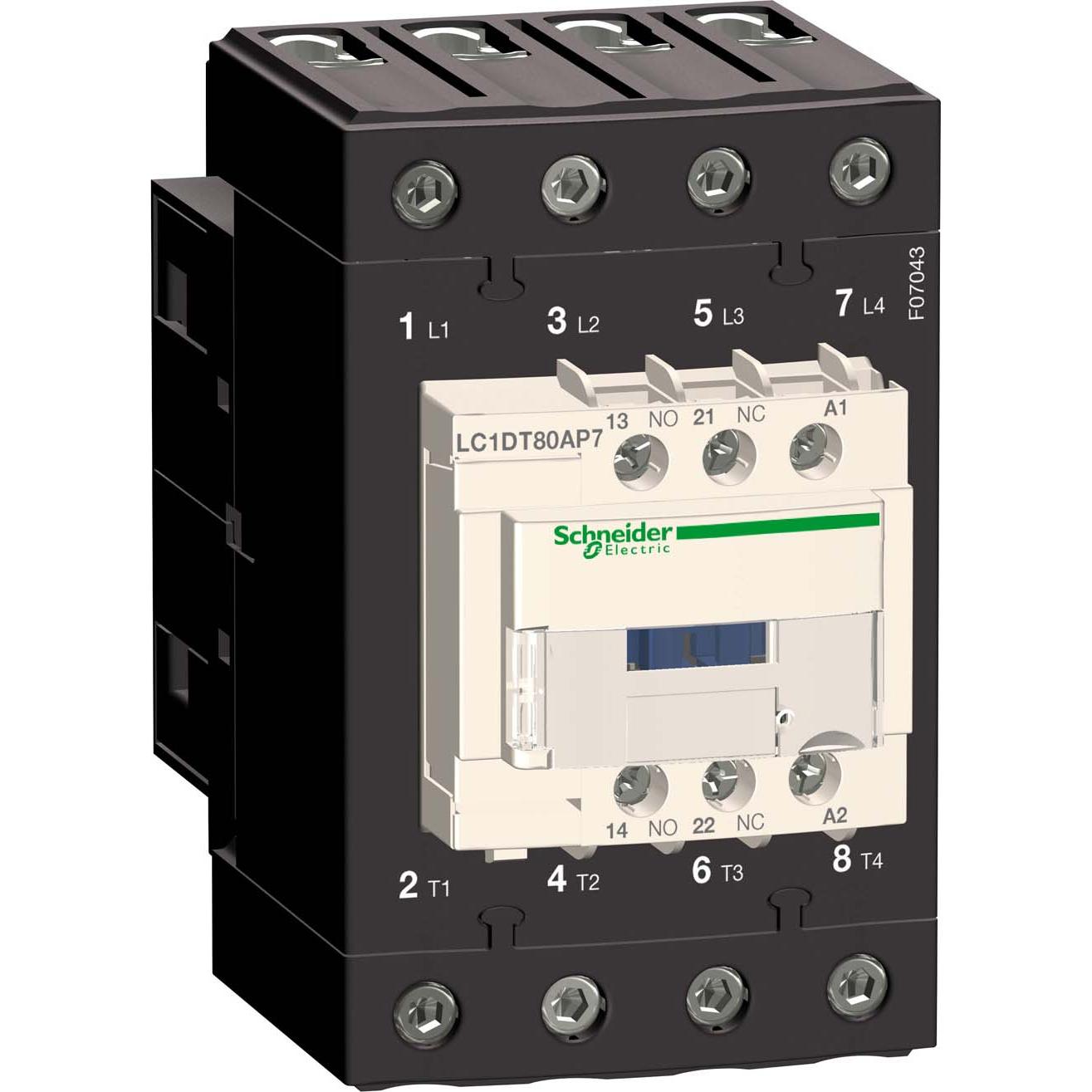Schneider LC1DT80AJD, Relais