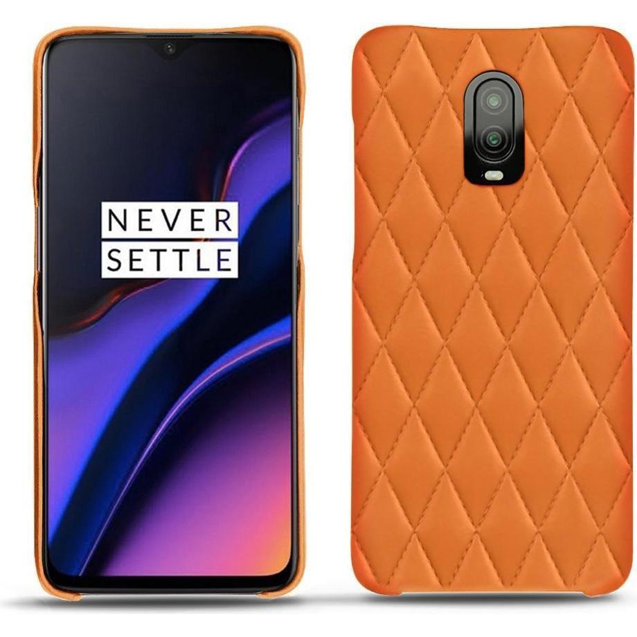 Thumbnail - Noreve Lederschutzhülle (OnePlus 6T), Smartphone Hülle, Orange