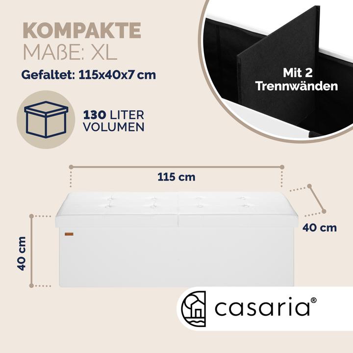 Produktbild Casaria Sitztruhe (115 cm)