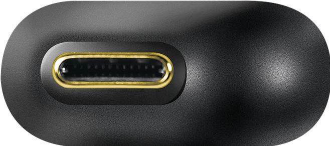 Produktbild LogiLink USB 3.2 Gen2 Type-C-Adapter, USB-C/M zu DP/F, 8K, Alu, schwarz/grau (4 cm)