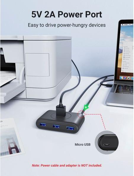 Produktbild Ugreen Hub USB 3.0 4in1 (USB-A, 4 Ports)
