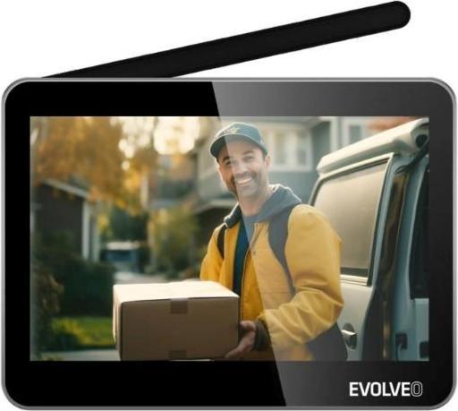 Actual product image Evolveo DoorPhone W7, Sada domácího bezdrátového videotelefonu s WiFi černý monitor (Wi-Fi, Wireless)